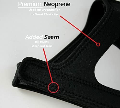 ANTI-SNORE Chin Strap Fully Adjustable Durable Quality Stitching COMFORTABLE