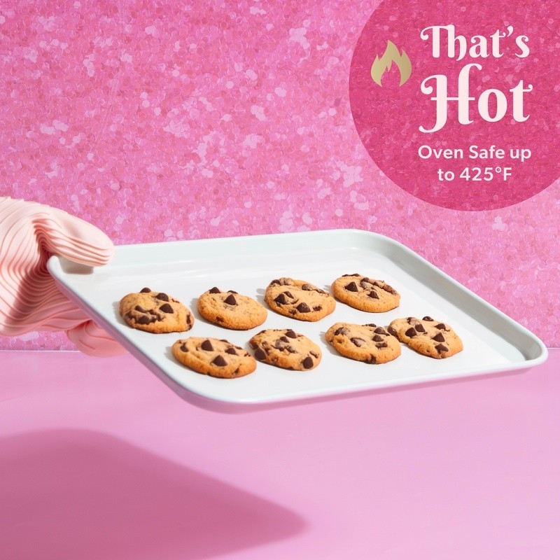 4 Piece Nonstick Bakeware Set Nesting Cookie Sheet Roasting Pan Cake Loaf Pan US