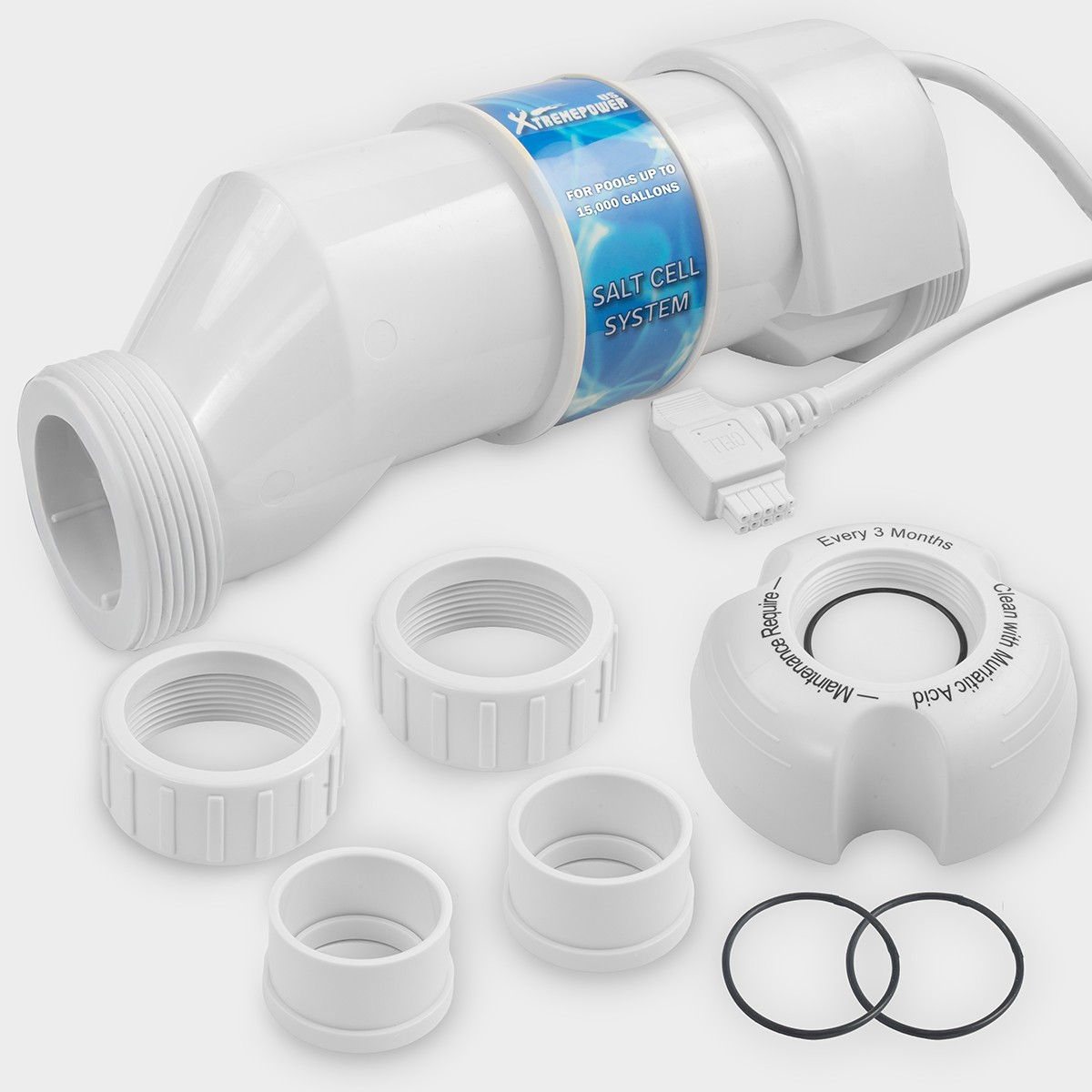 XtremepowerUS Salt Cell Plate Chlorination In-Ground Pool up to 15,000 Gallons