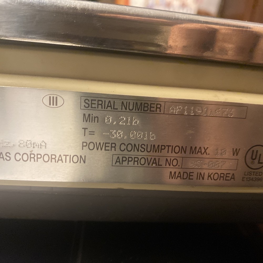 CAS 30 Lb Price Computing Scale. Store Meats Packaging Customer Readout Bright