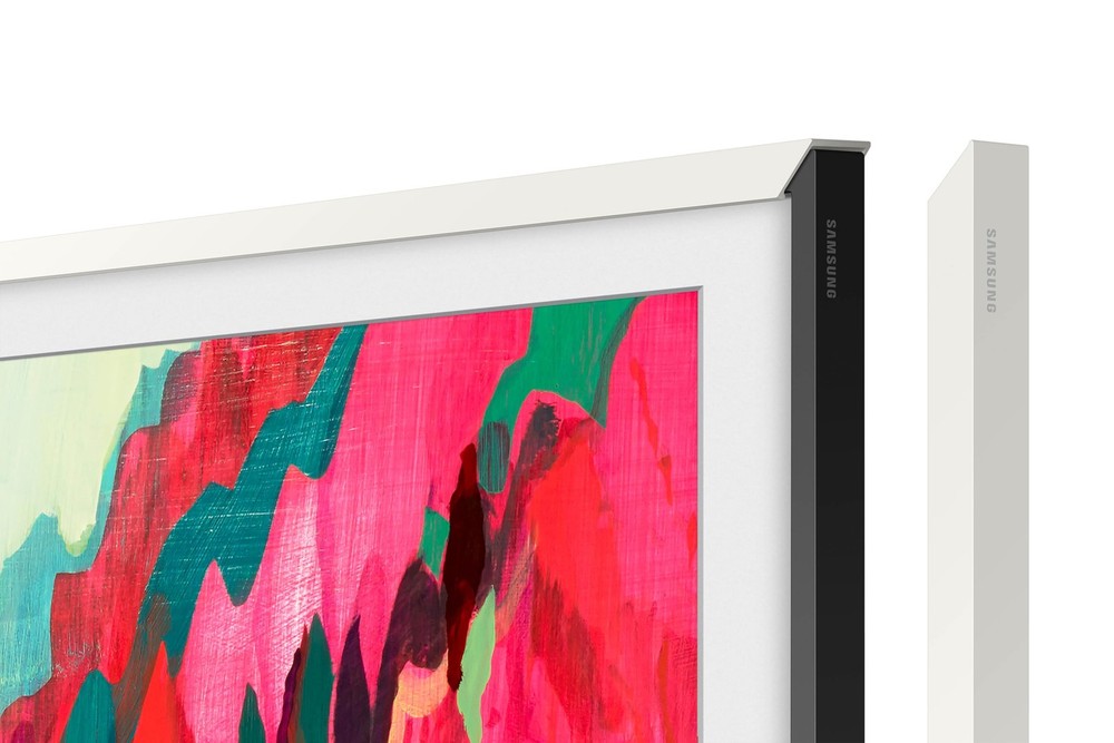 Samsung 85" The Frame Customizable Bezel - Modern White (vg-scff85wtbza)