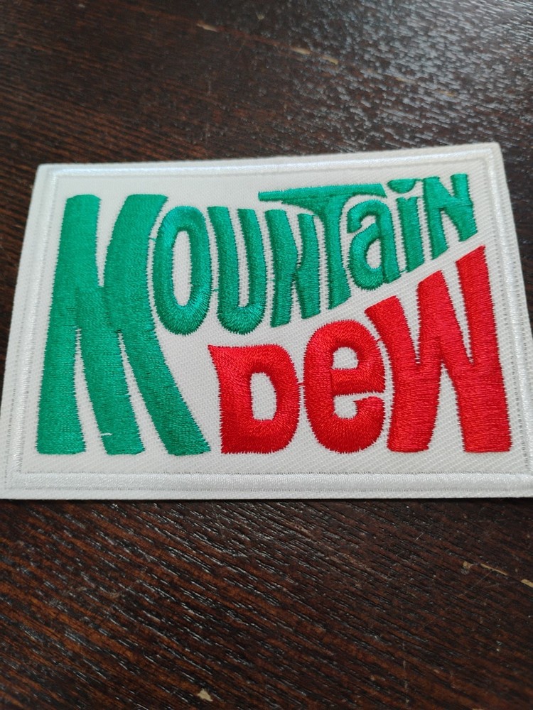 🥤🥤New Mountain Dew - Embroidered Iron on Patch