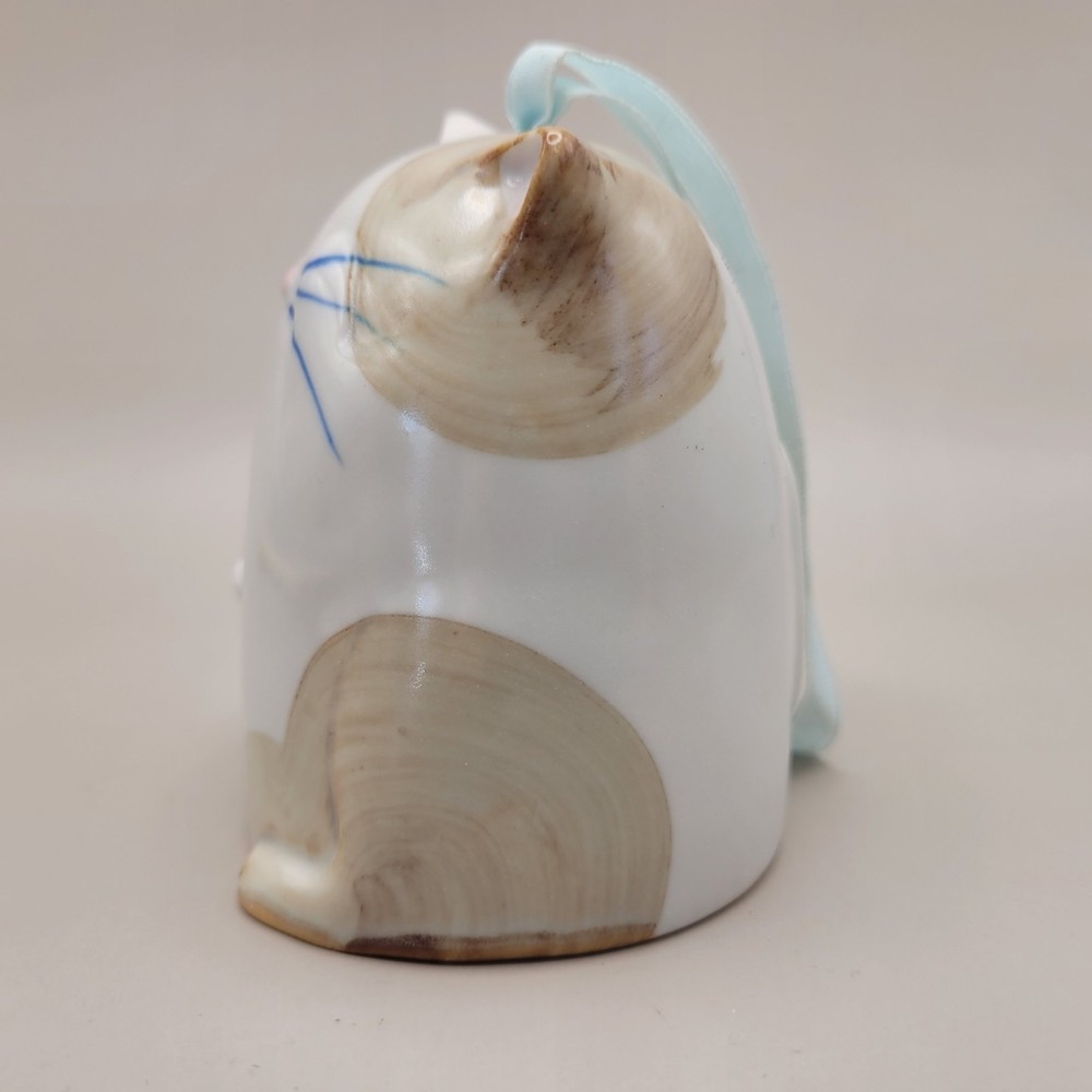 Ceramic Clay Hanging Cat Potpourri Holder 3" Empty