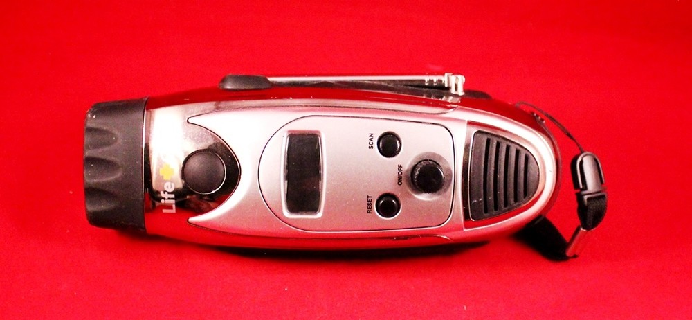 Replacement 6.5" Life Gear Chrome Multi-Use FlashLight (no charger)
