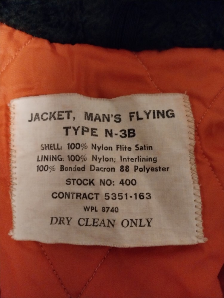 parka extreme cold weather type n-3b medium