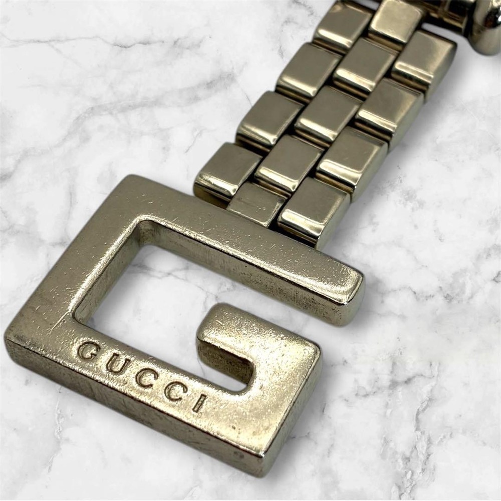 GUCCI G Logo Silver Key Holder Keyring