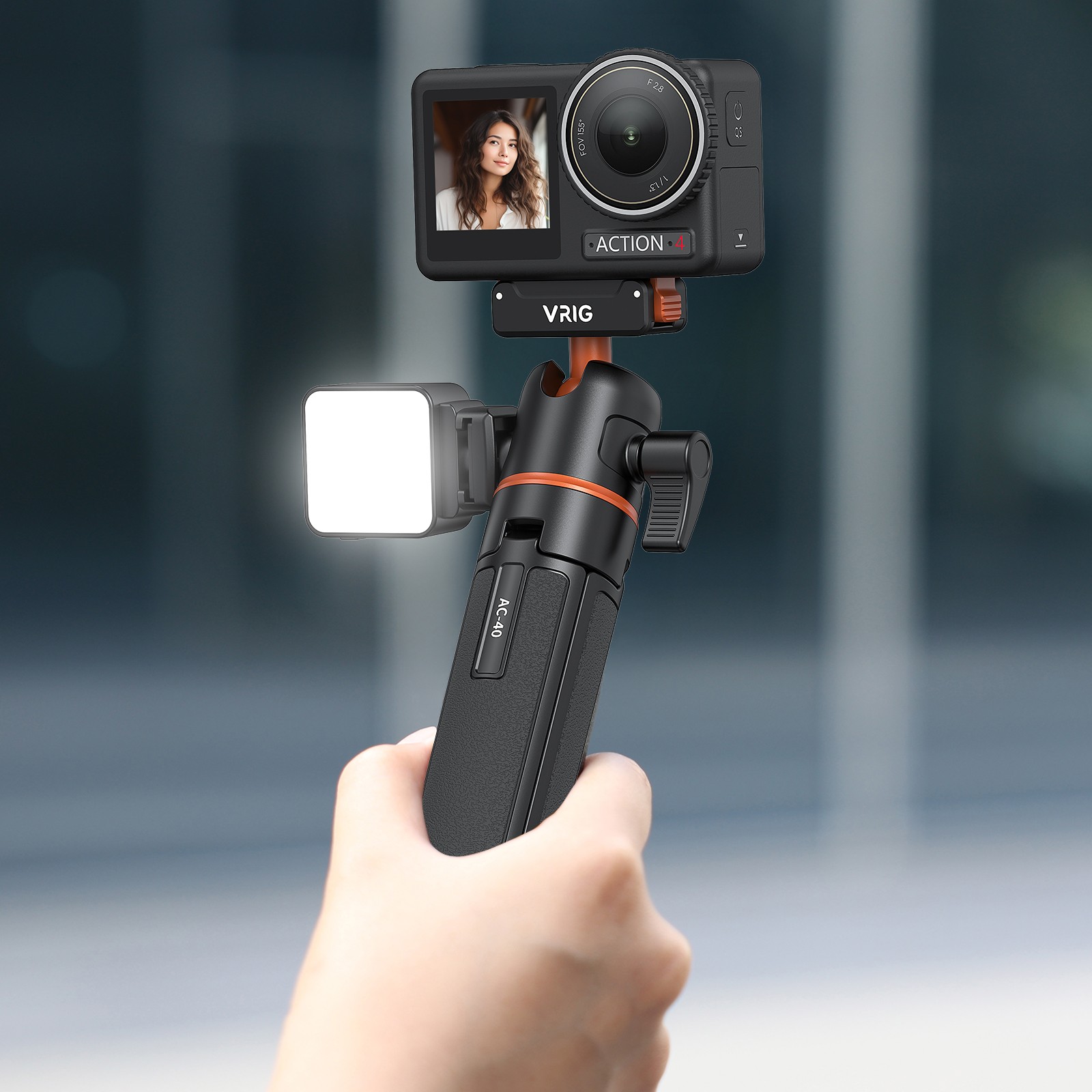 Camolo Portable Selfie Stick Handheld Tripod Stand For DJI Osmo Action 6/5/4 US
