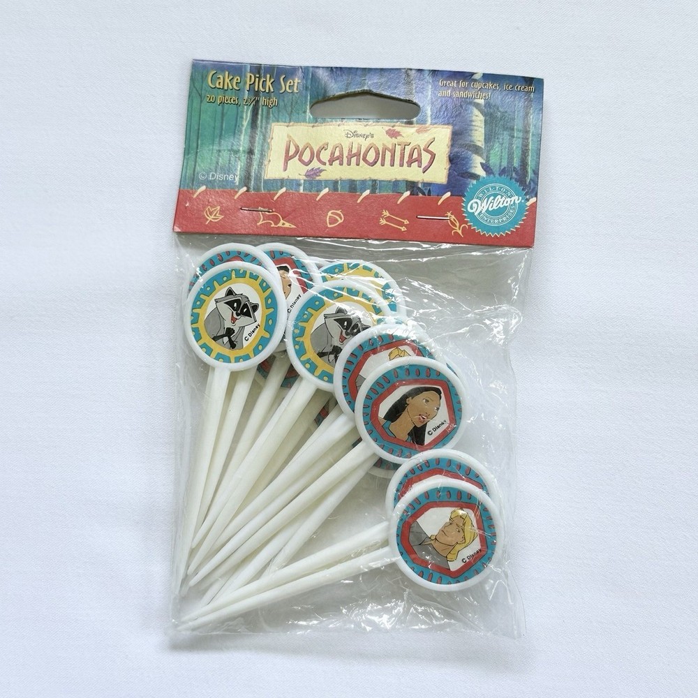 Wilton Pocahontas Cupcake Pick Set- 20 count