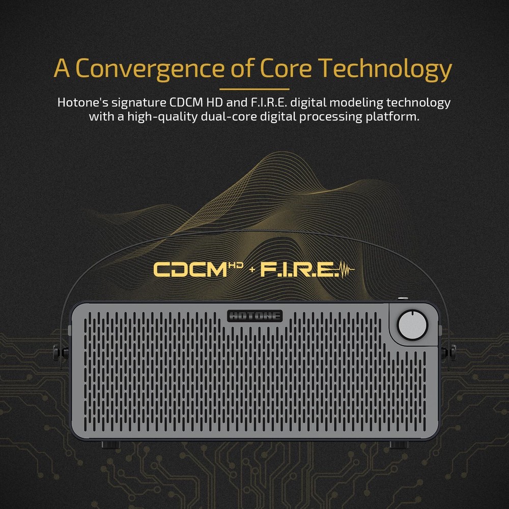 Hotone Pulze 30-watt Portable Modeling Amplifier - Eclipse