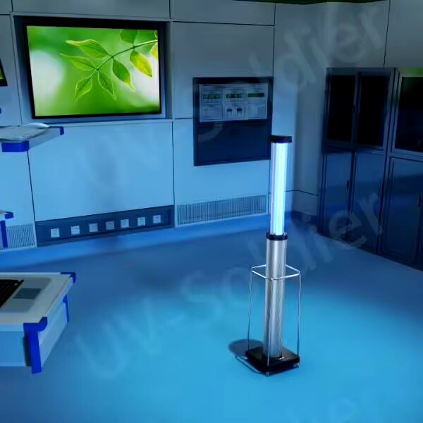Mobile ultraviolet disinfection steriliser automatic telescopic