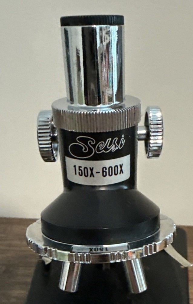 Vintage Sersi 150X-600X Microscope