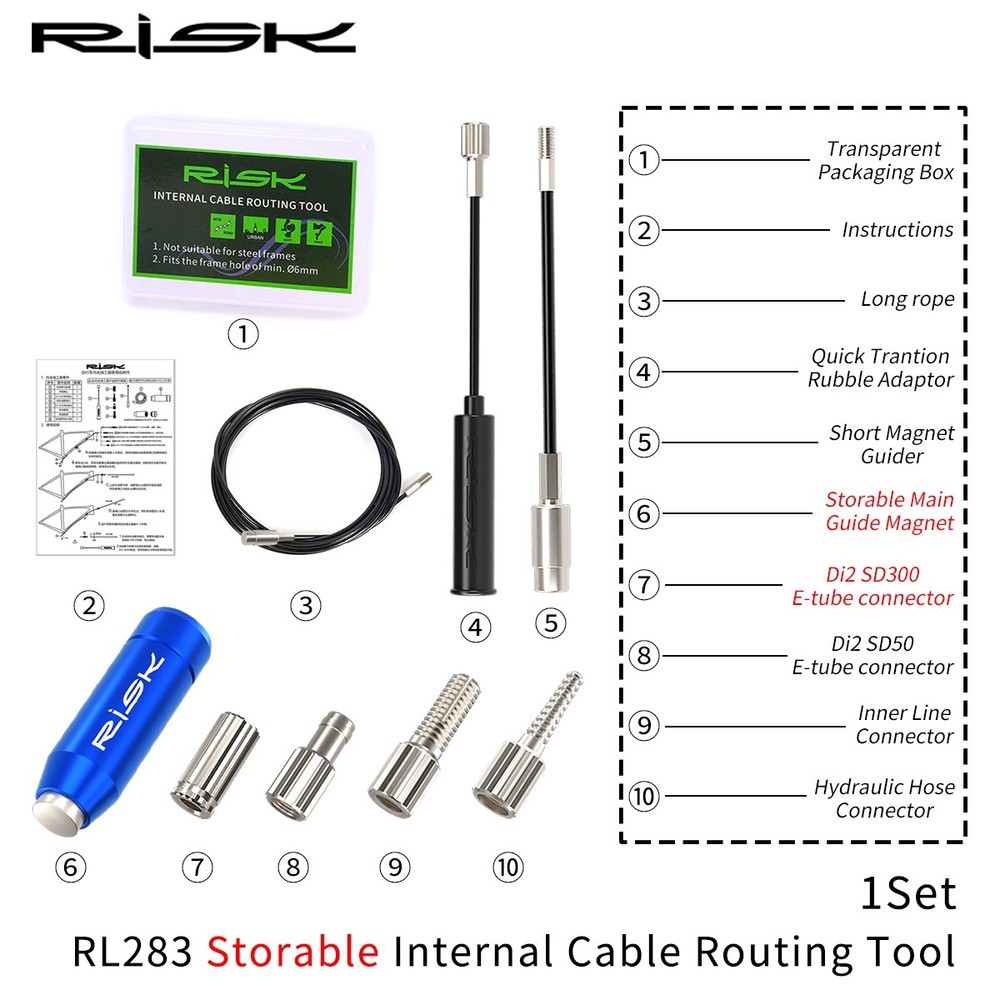 Guide Magnet Bicycle Internal Cable Routing Tool for Carbon Frame Brake Shift