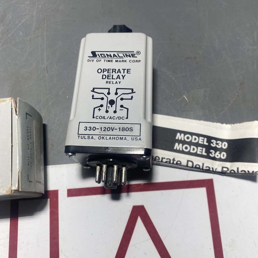 *NOS* Time Mark 330-120V-10 Operate Delay Timer