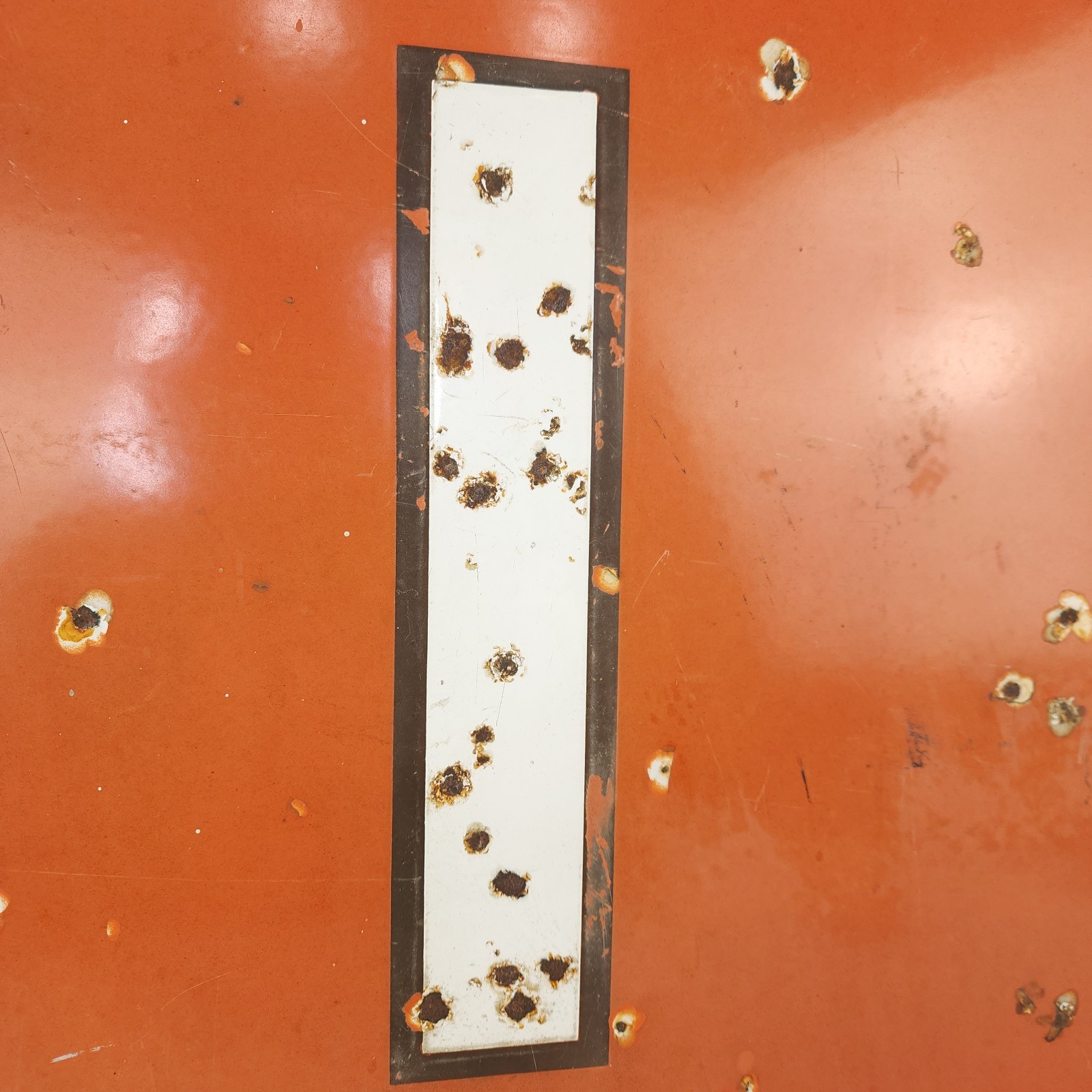 VTG Metal Train Station Sign - British Railways North Eastern PLATFORM 1 -24X18