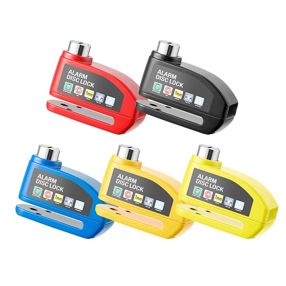 Motorcycle Alarm Disc Brake Lock Motorcycle Lock Anti-Theft Wheel Disc Lock US