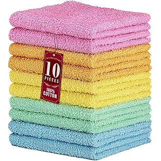 Cotton Bath Towel Set - 6 Pack