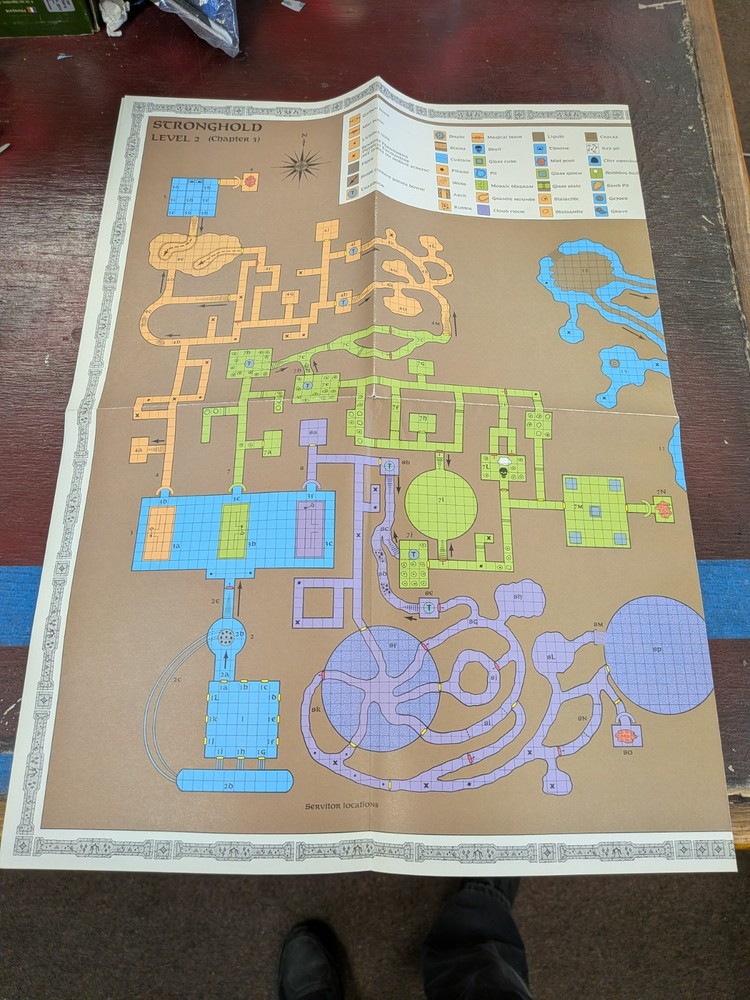 Nightmare Keep W/ Map 9341 AD&D 2ND Edition Fa2 TSR