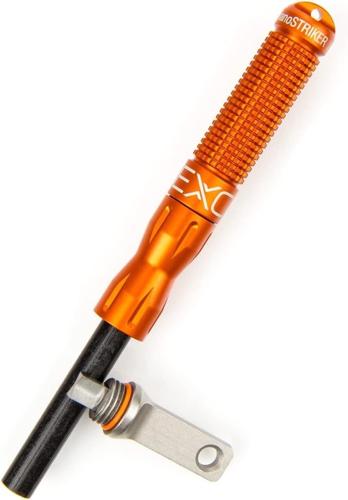 Collapsible Fire Starter Tool - Tungsten Carbide Striker