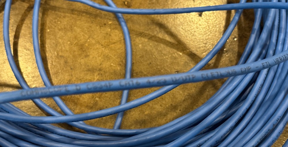 COMMSCOPE CS34P U/UTP Cable Cat6 4/23 Blue 100ft