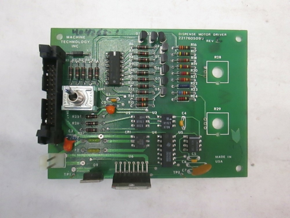 Machine Technology, Dispense Motor Driver, 2217605090 Working When Removed, Used