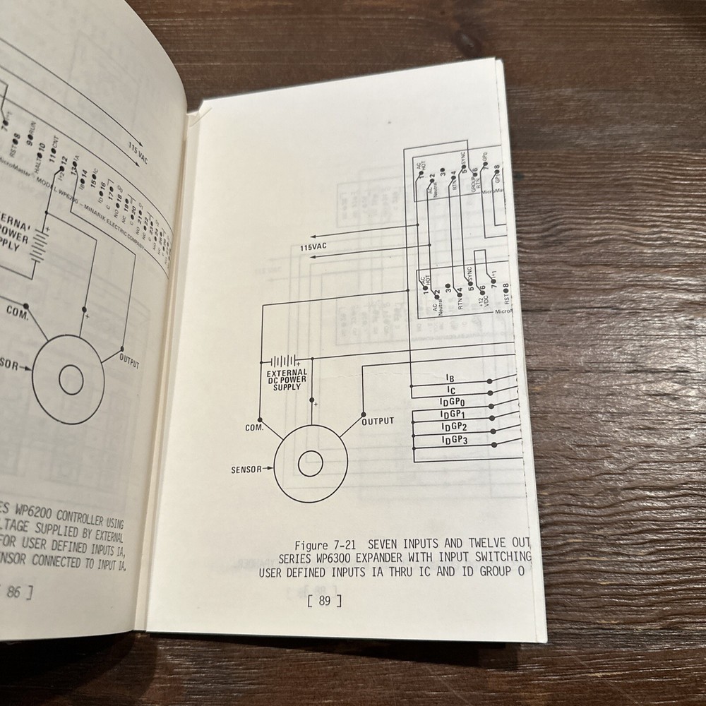 Minarik Electric Micromaster Series WP6200 & WP6300 Programmable Instruction