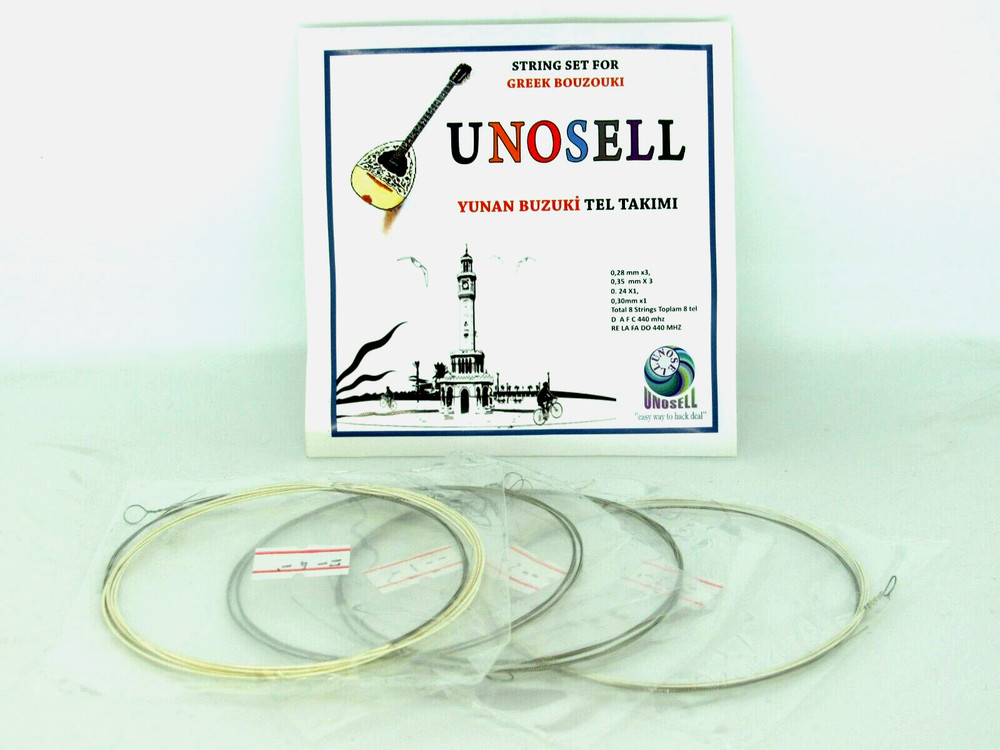 String Set For Greek String Instrument Bouzouki
