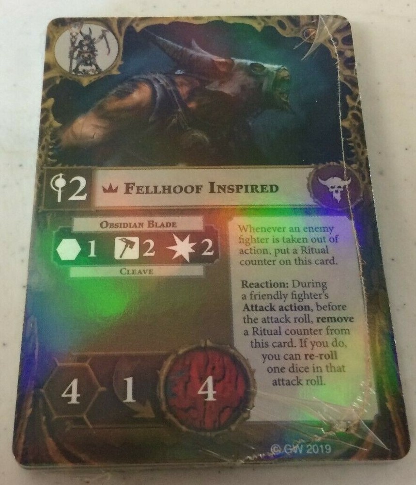 Warhammer Underworlds Beastgrave Core Warbands Foiled Cards