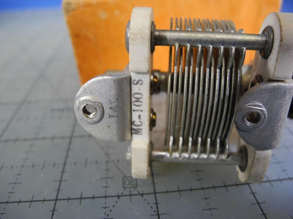 Hammarlund Shortwave Midget Condenser code MC-100-S - Air Tuner (Free Ship!)