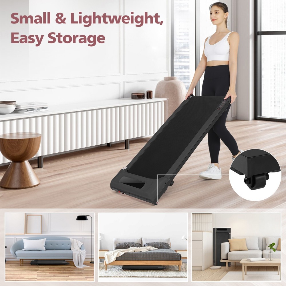 Upgraded Smart Treadmill Work with APP&Remote 2.5Hp Powerful Treadmill Machine~~