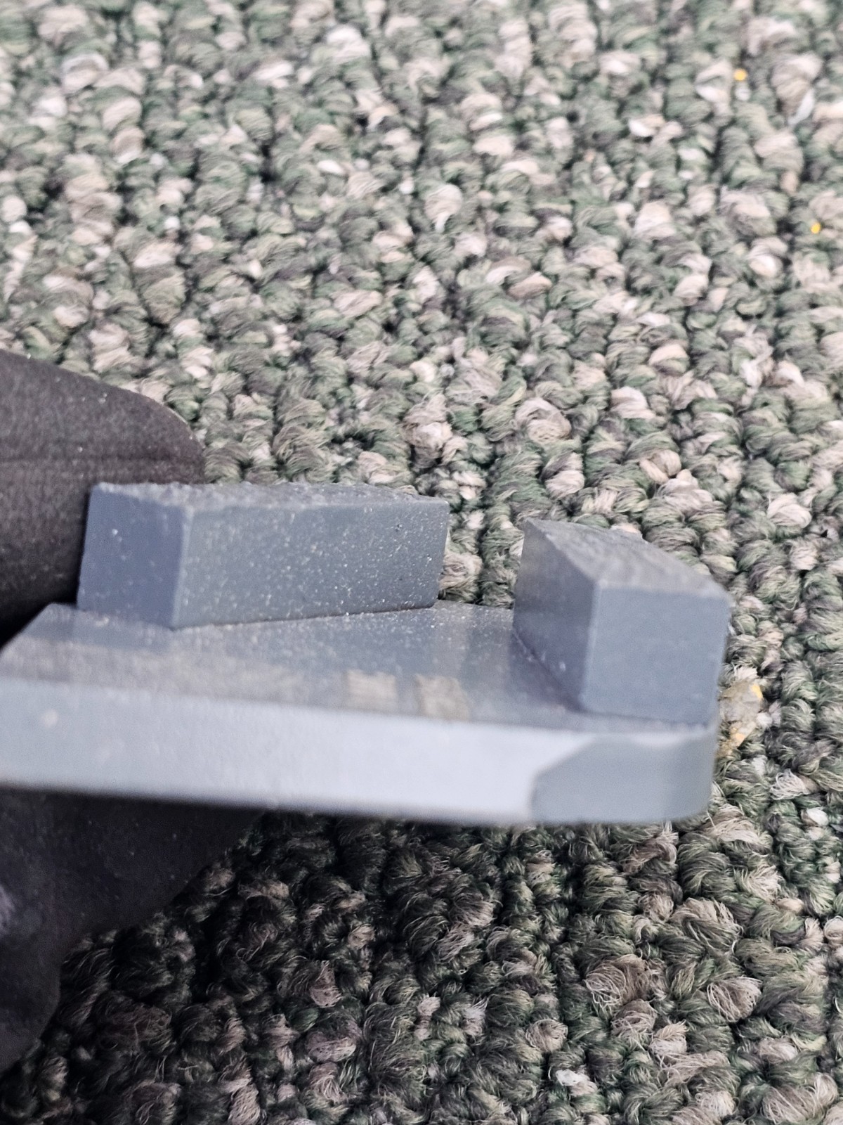 (QTY 6) LAVINA X1B-HC-0030 Quick Change 30 Grit Trapezoid Pad One Button/Two Seg