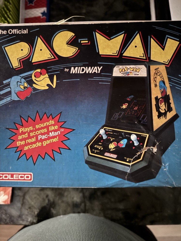 PAC-MAN-MIDWAY ARCADE 1981 beautiful display GAME DOESNT WORK