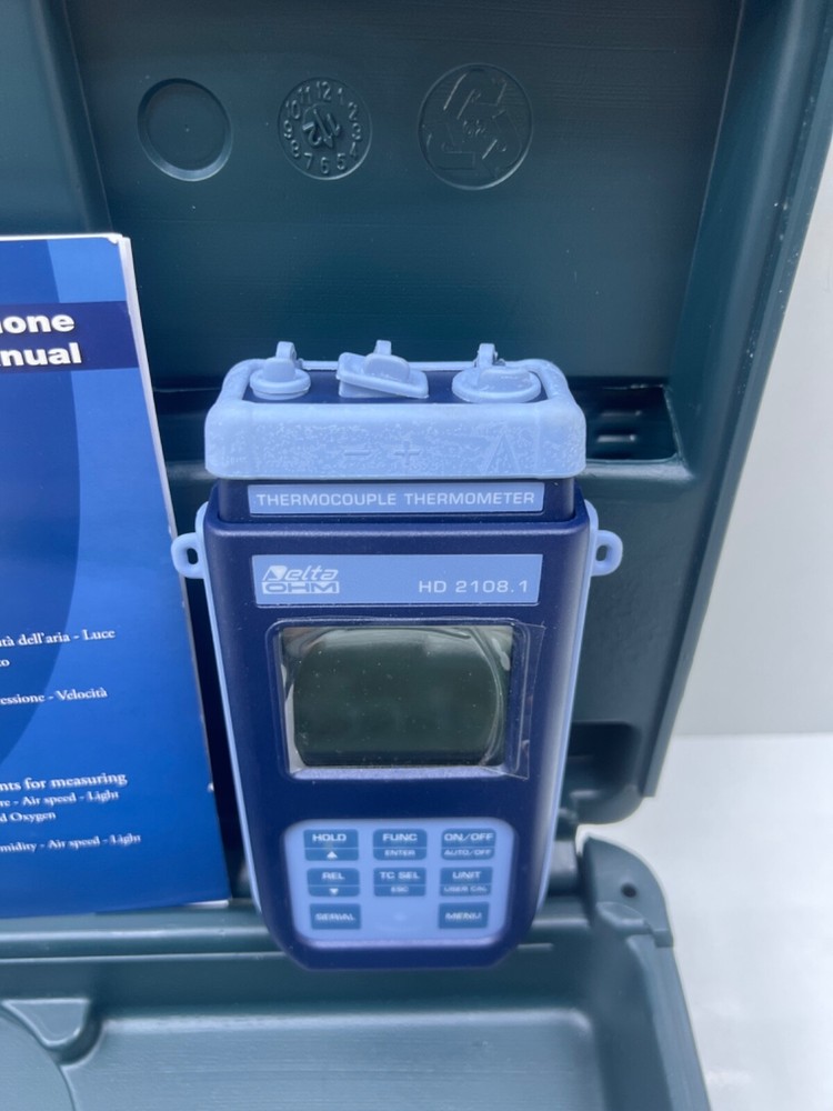 Delta OHM HD2108.1 – THERMOCOUPLE THERMOMETER Without probe