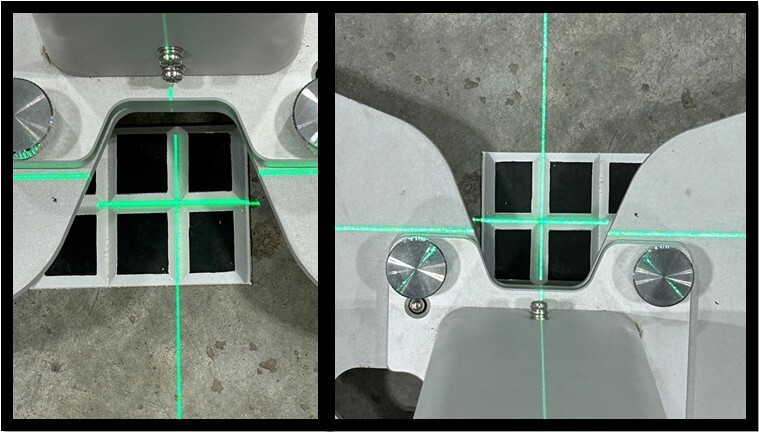 ADAS Mobile Static Calibration Laser Measuring Reusable Floor Markers - Full Set