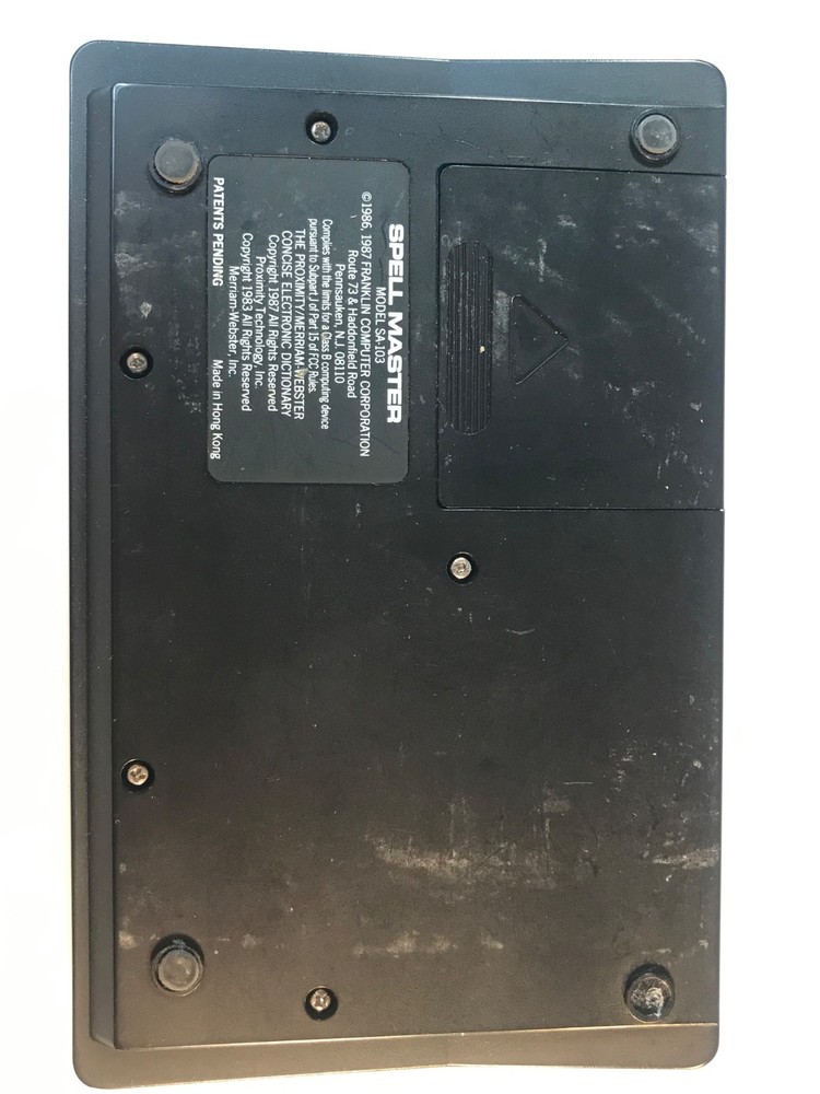 Vintage Franklin Spell Master Handheld portable Computer Model SA 103