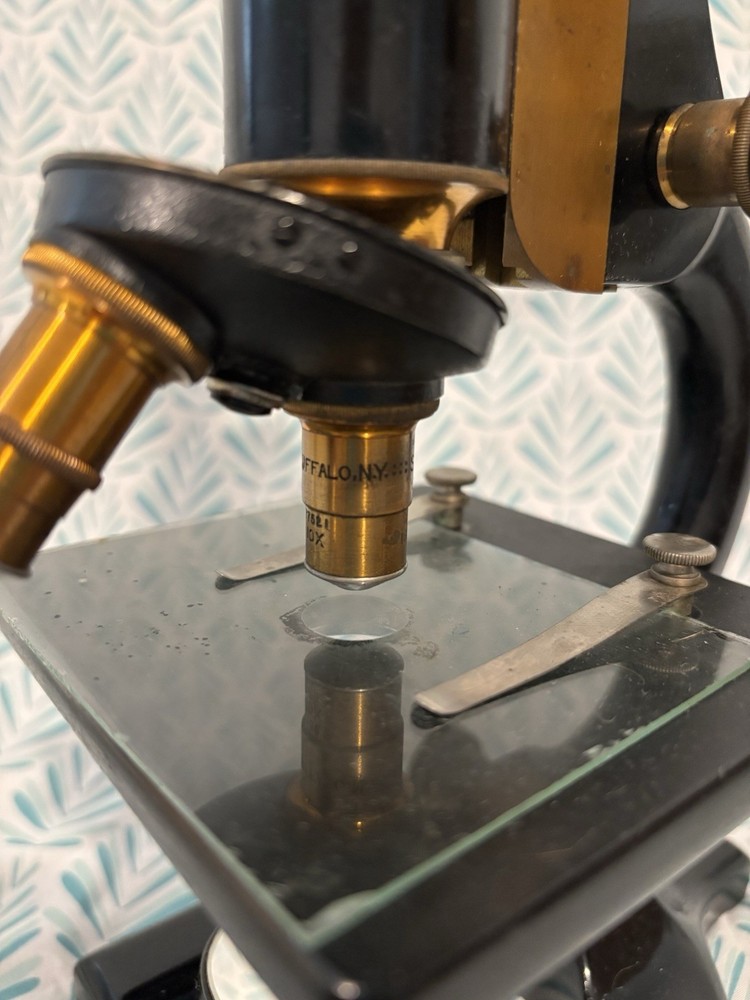 Early 1900’s Spencer Buffalo USA Microscope Model EHS, Primitive