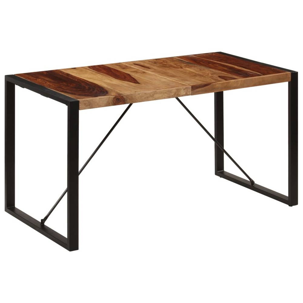 Dining Table Kitchen Table Dining Room Dinner Table Solid Acacia Wood vidaXL