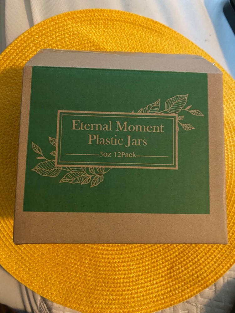 3 oz Eternal Moment Plastic Jars 12 Pack