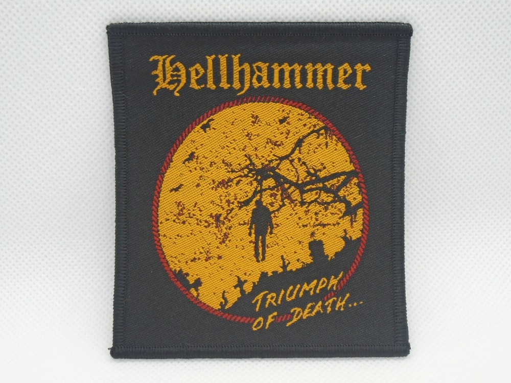HELLHAMMER TRIUMPH OF DEATH WOVEN PATCH