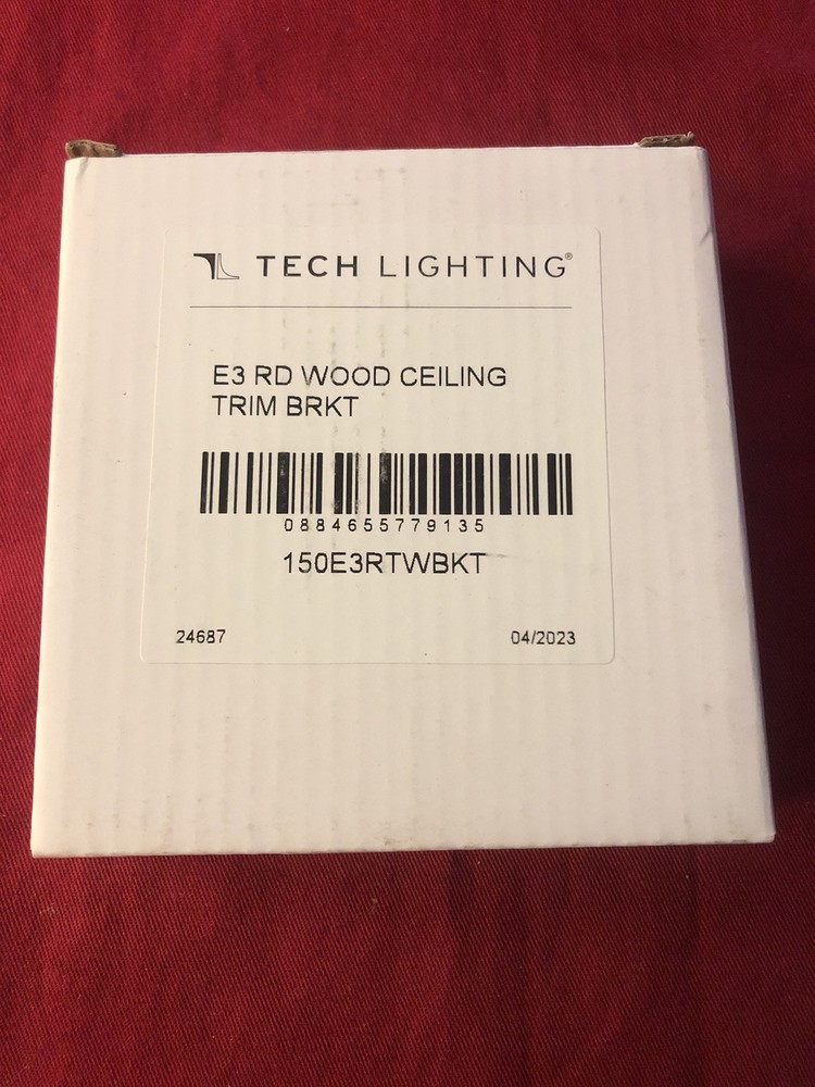 Element Tech Lighting 150E3RTWBKT E3 RD Wood Ceiling Trim Brkt