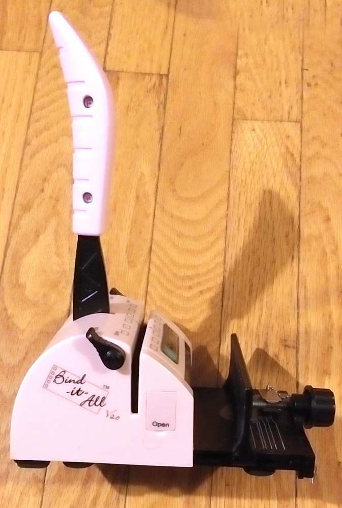 ZUTTER INNOVATIVE PRODUCTS BIND-IT-ALL MACHINE V2.0 PINK BINDING CRAFT PUNCH