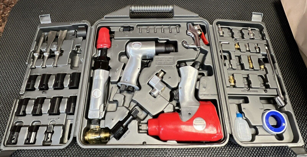Mastergrip Professional Pneumatic Air Tool Kit With Case b-4