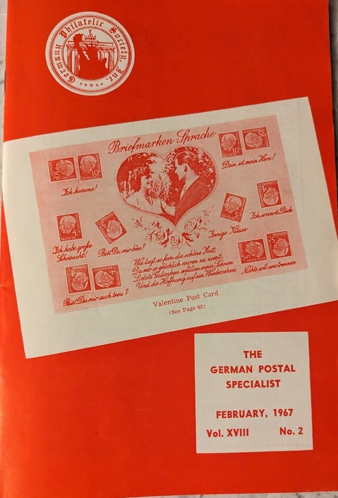 German Postal Specialist Feb 1967 Jakob Fugger Concentration Camp & Ghetto Mail