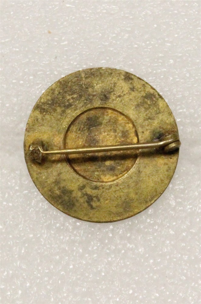 Air Service (gilt) - Army Enlisted Collar Disc, WWI-1920s, pin back