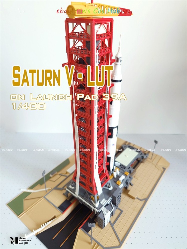 1:400 Saturn V Launch Pad 3D Printed Model Gift New