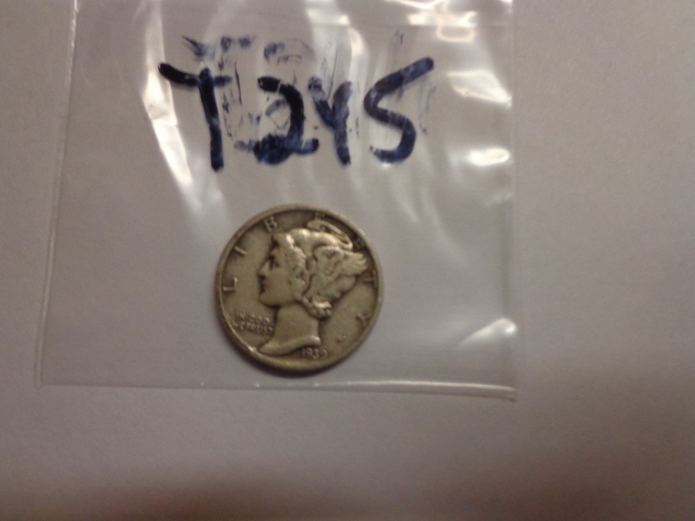 1939 S Mercury Dime 90% Silver