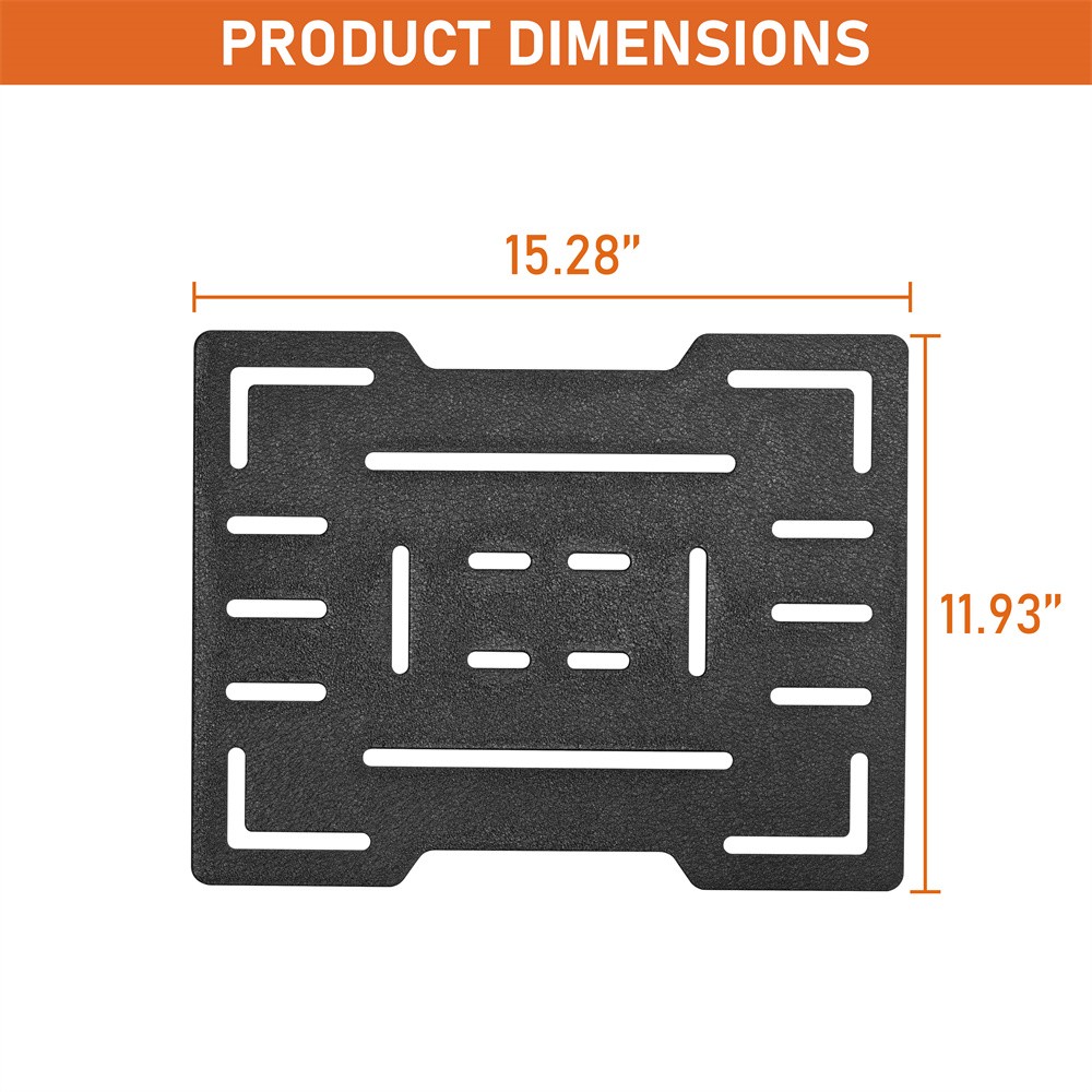 Steel Roof Rack Fuel Container Mount Panel Accessory Storage Bracket