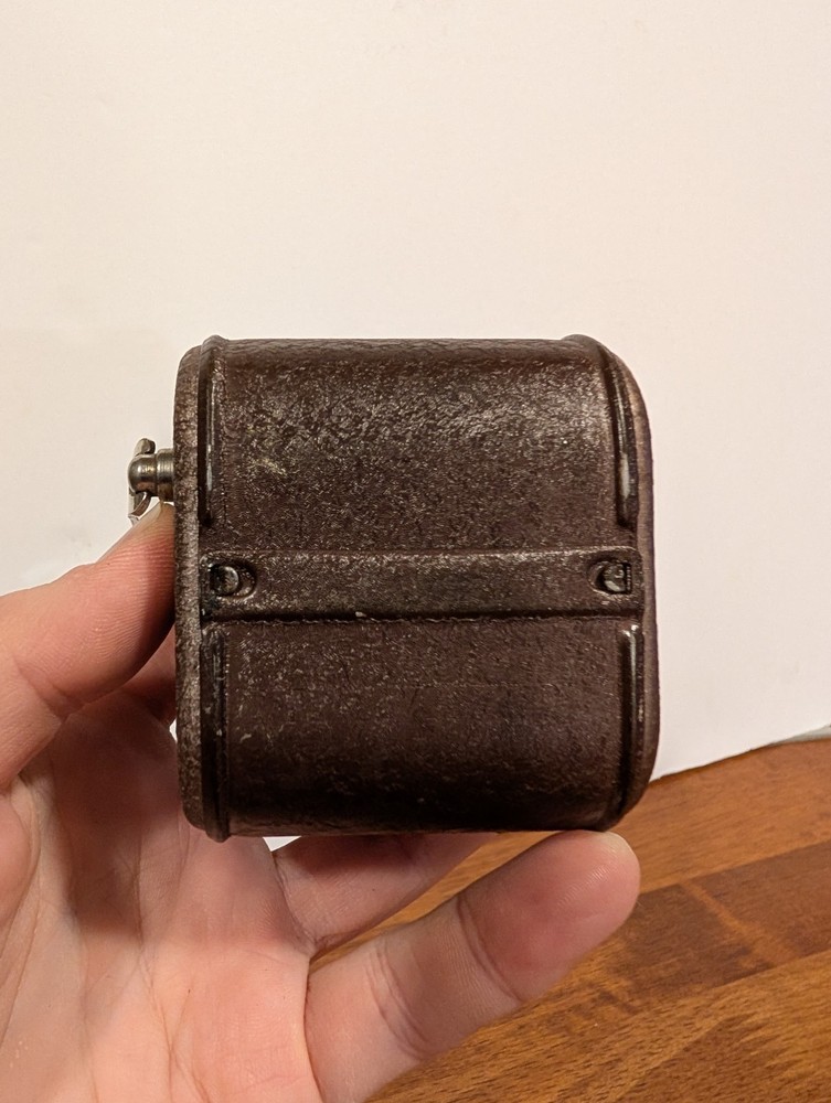 Vintage Razor Blade Sharpener Stropper Metal Crank Handle - Display Only!