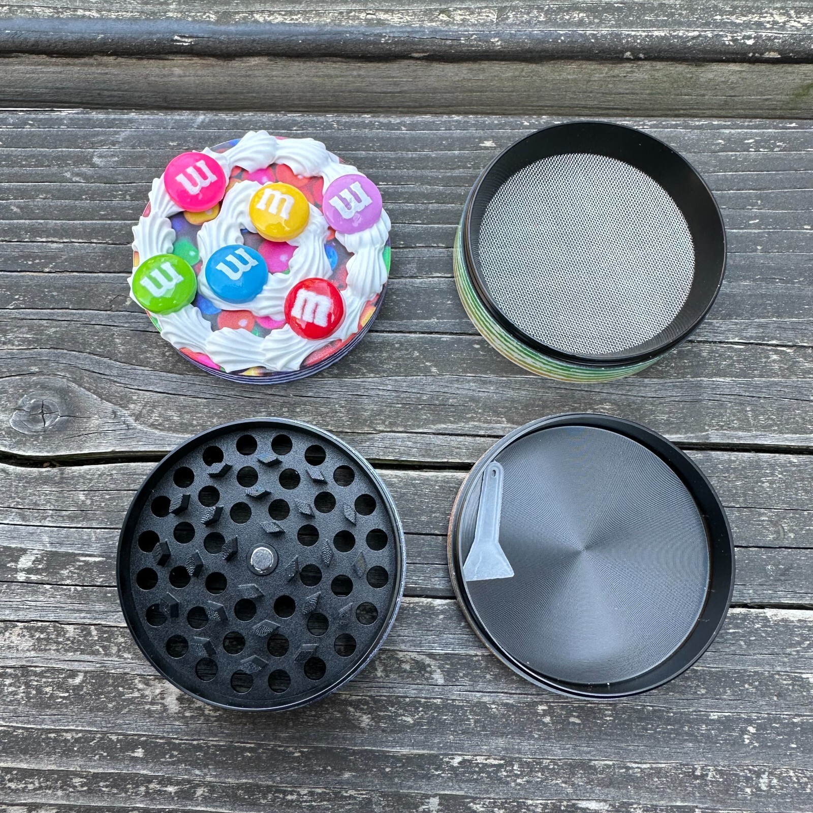 2.5 inch M&M Herb Grinder Spice Crusher