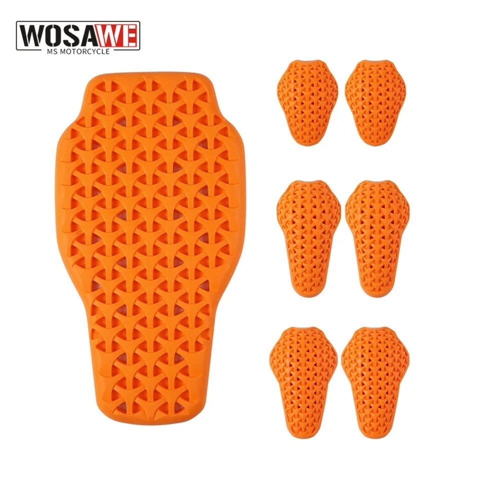 Motorcycle Shoulder Elbow Back Protection Pad Racing Safety Insert Armor Back
