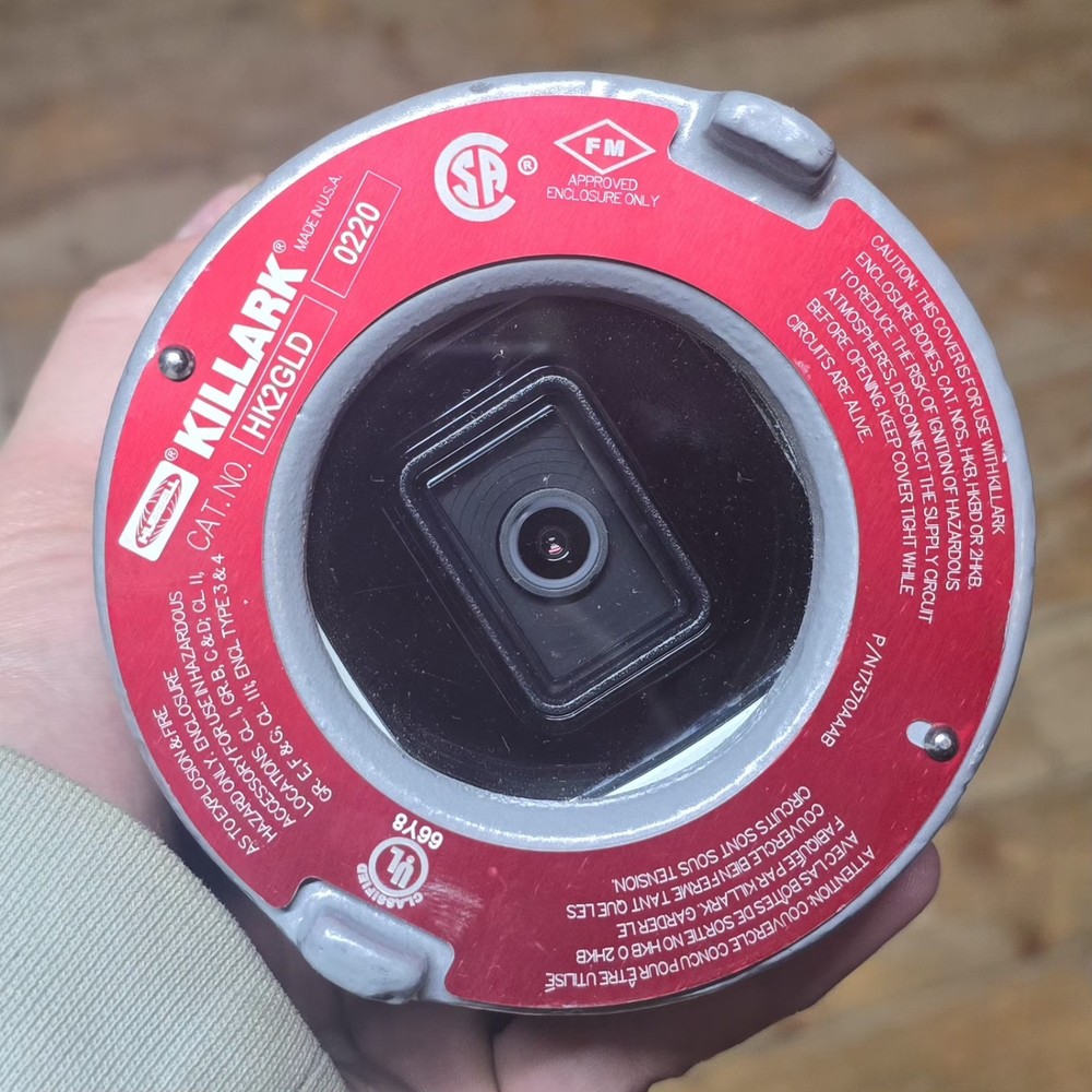Killark Larson Explosion Proof Container Camera For Extraction 4mp 20fps IP66